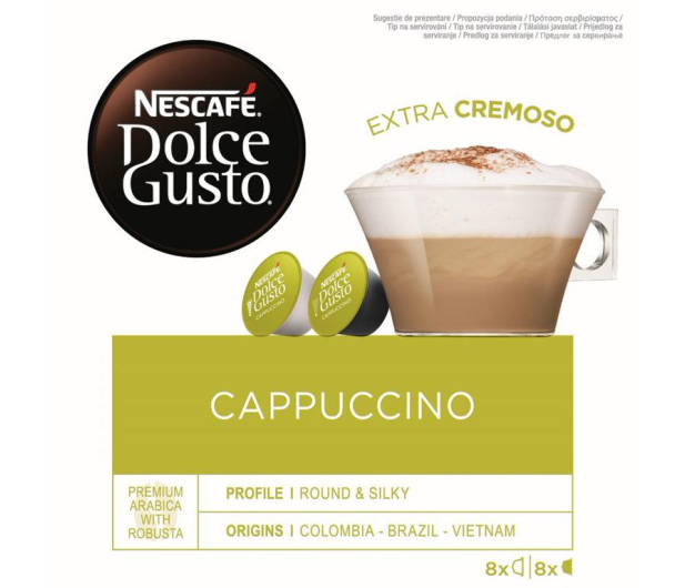 Nescafe Kawa kapsułkowa NESCAFE CAPPUCCINO do Dolce Gusto 16 kapsułe - 1451121 - zdjęcie